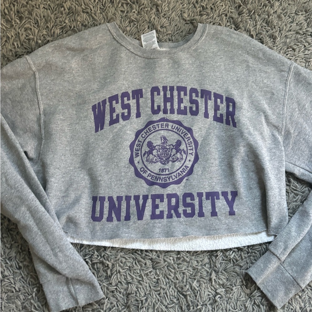 COPY - Cropped West Chester University Crewneck